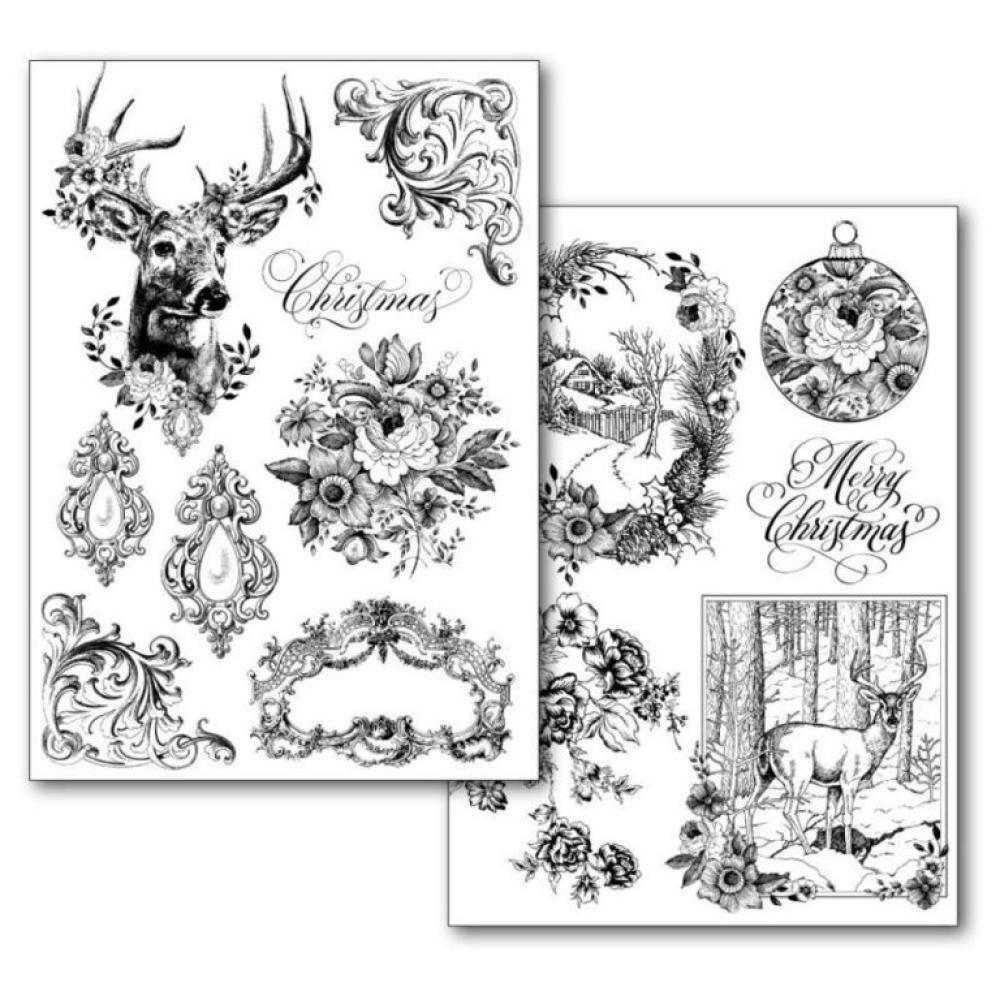 Stamperia Mixed Media Transfer Sweet Christmas #076
