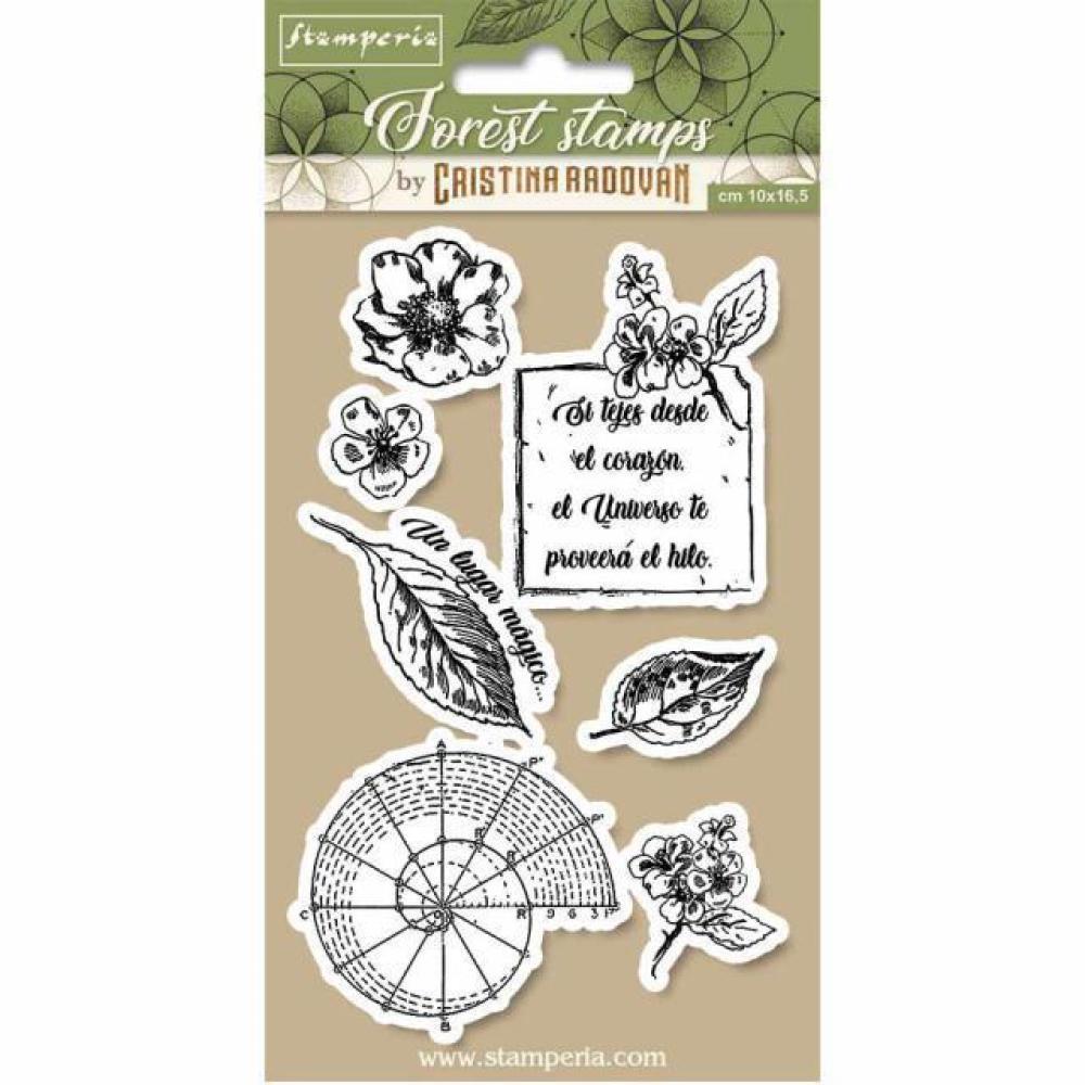 Stamperia Rubber Stamp Botanical #WTKCCR08