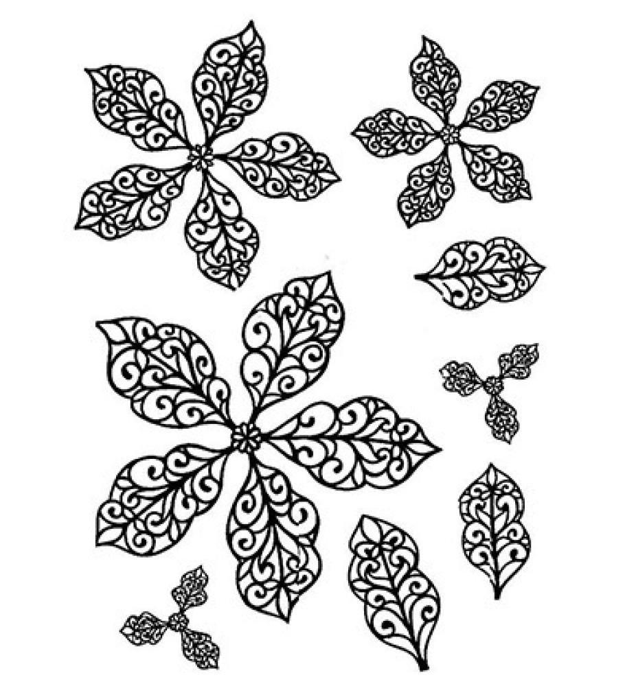 Stamps To Die For - Elegant Poinsettias
