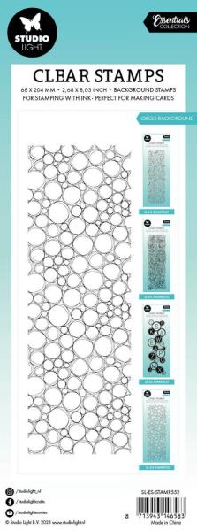 Studio Light Circle Background Essentials Clear Stamps #552