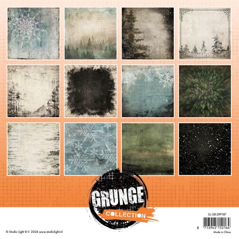 Studio Light Background Papers 8x8 Grunge Paper Pad #187