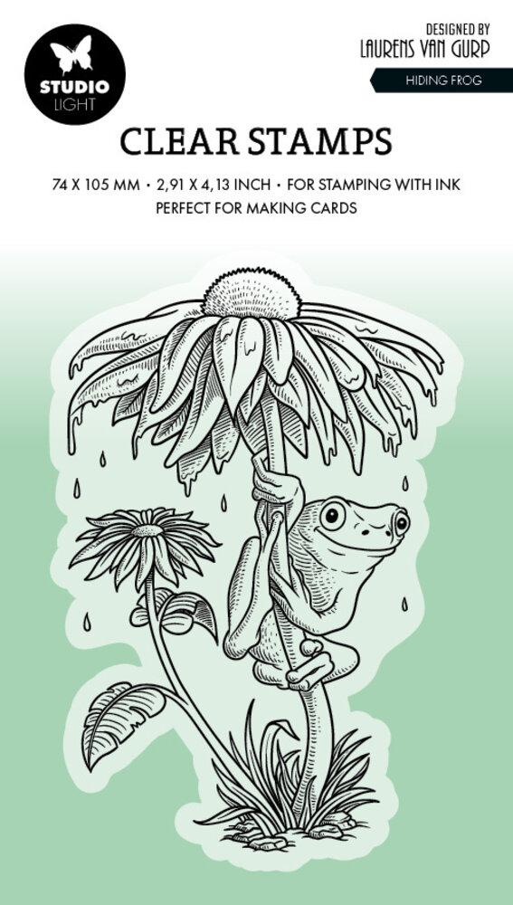 Studio Light Clear Stamps Hiding Frog by Laurens #534