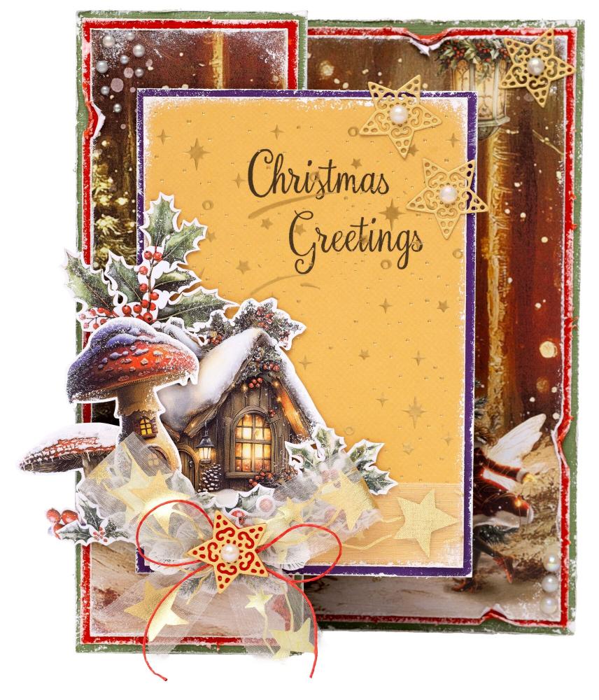 Studio Light Fairy Christmas A4 Christmas Designer Paper Pad