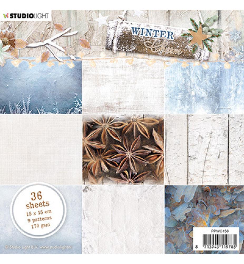 Studio Light 6x6 Paper Pad Winter Charm #157