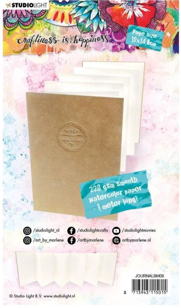 Studio Light Art by Marlene Accordion Journal #08