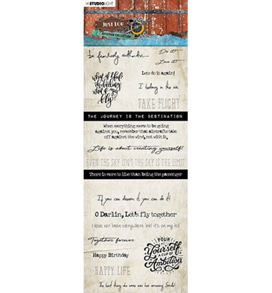 Studio Light Chipboard elements Just Lou Aviation nr.06