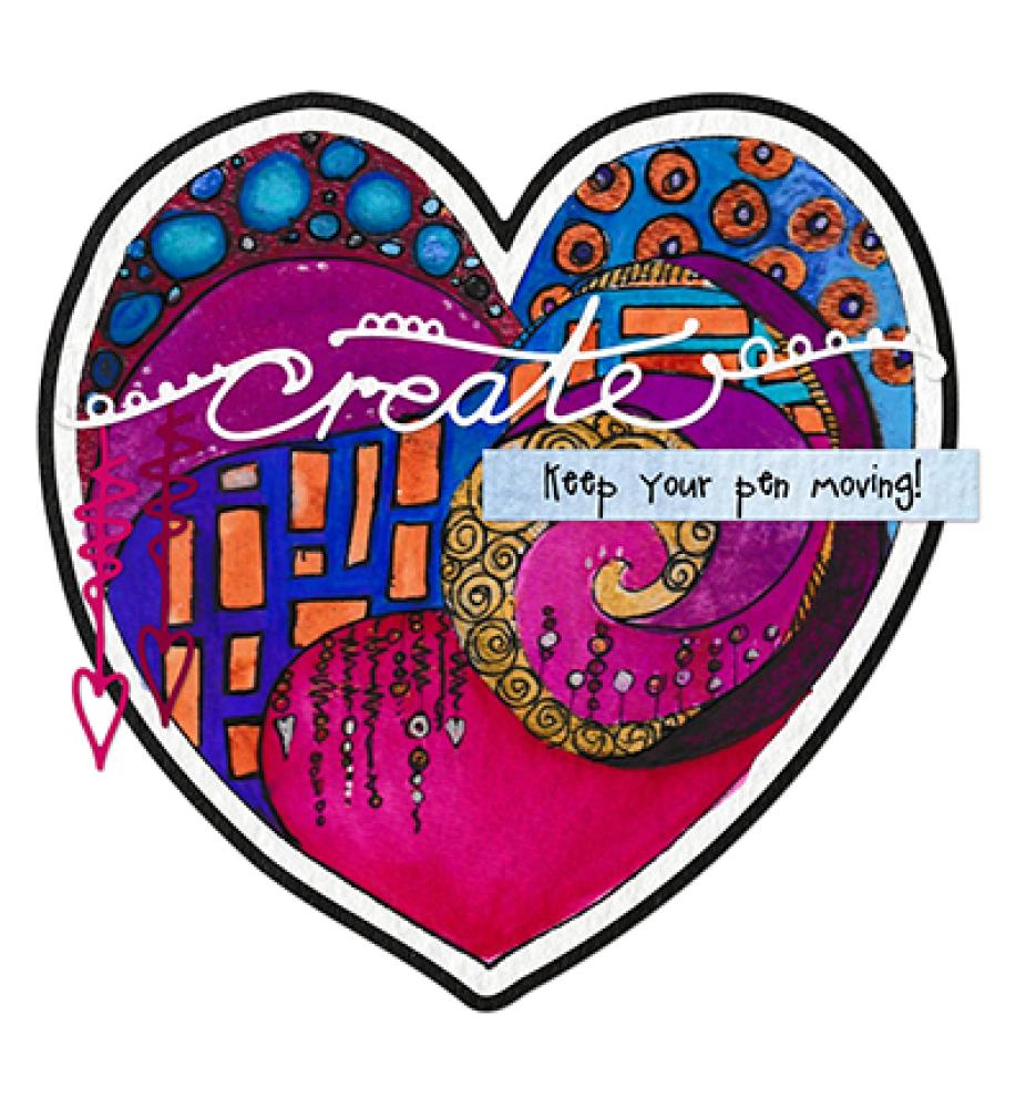Studio Light Clear Stamp Just Lou Big Heart #44
