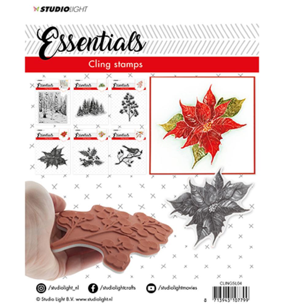 Studio Light Cling Stamp Essential Christmas #04