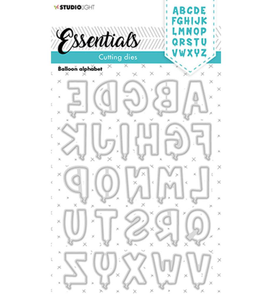 Studio Light Cutting Die Essentials Balloon Alphabet #168