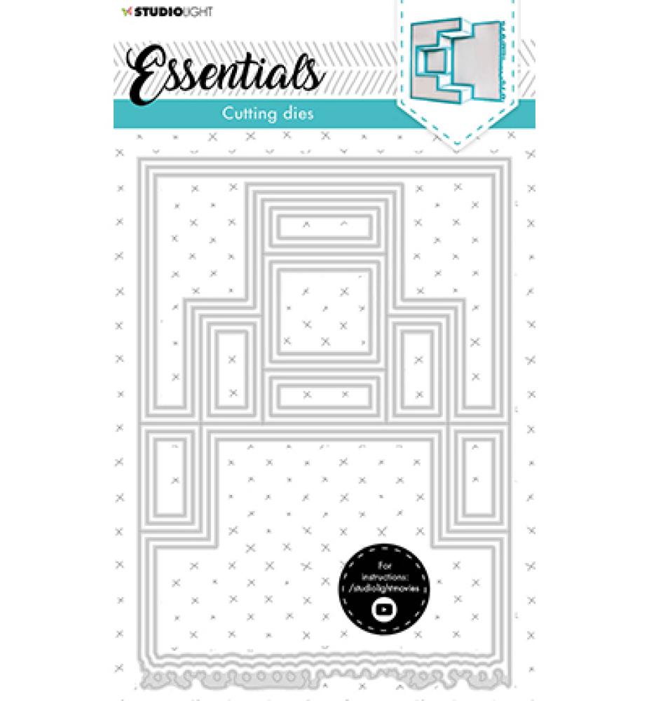 Studio Light Cutting Die Essentials Build Up Cardshape #123