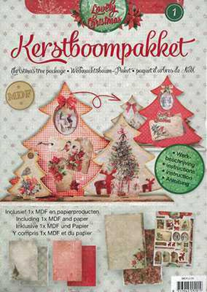 Studio Light MDF Paket incl.Papier Weihnachten Lovely Christmas