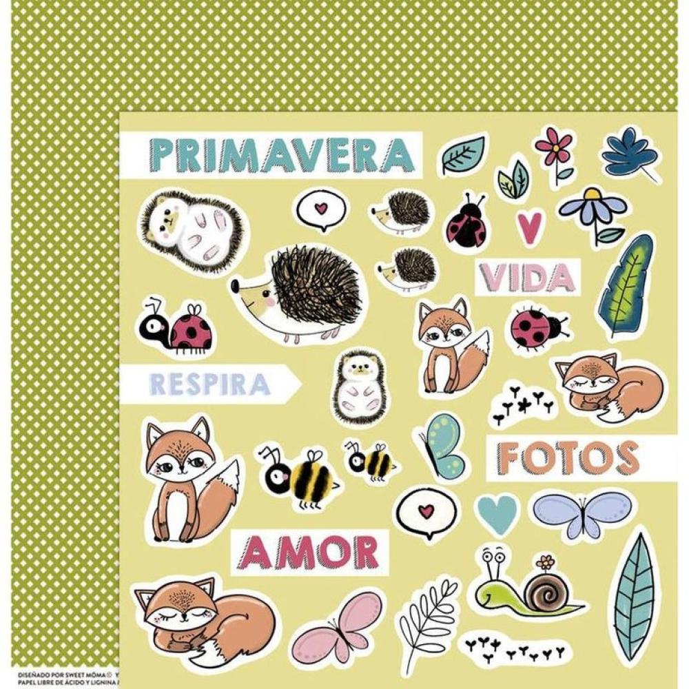 Sweet Möma Paper Pad 12x12 Hola primavera #16