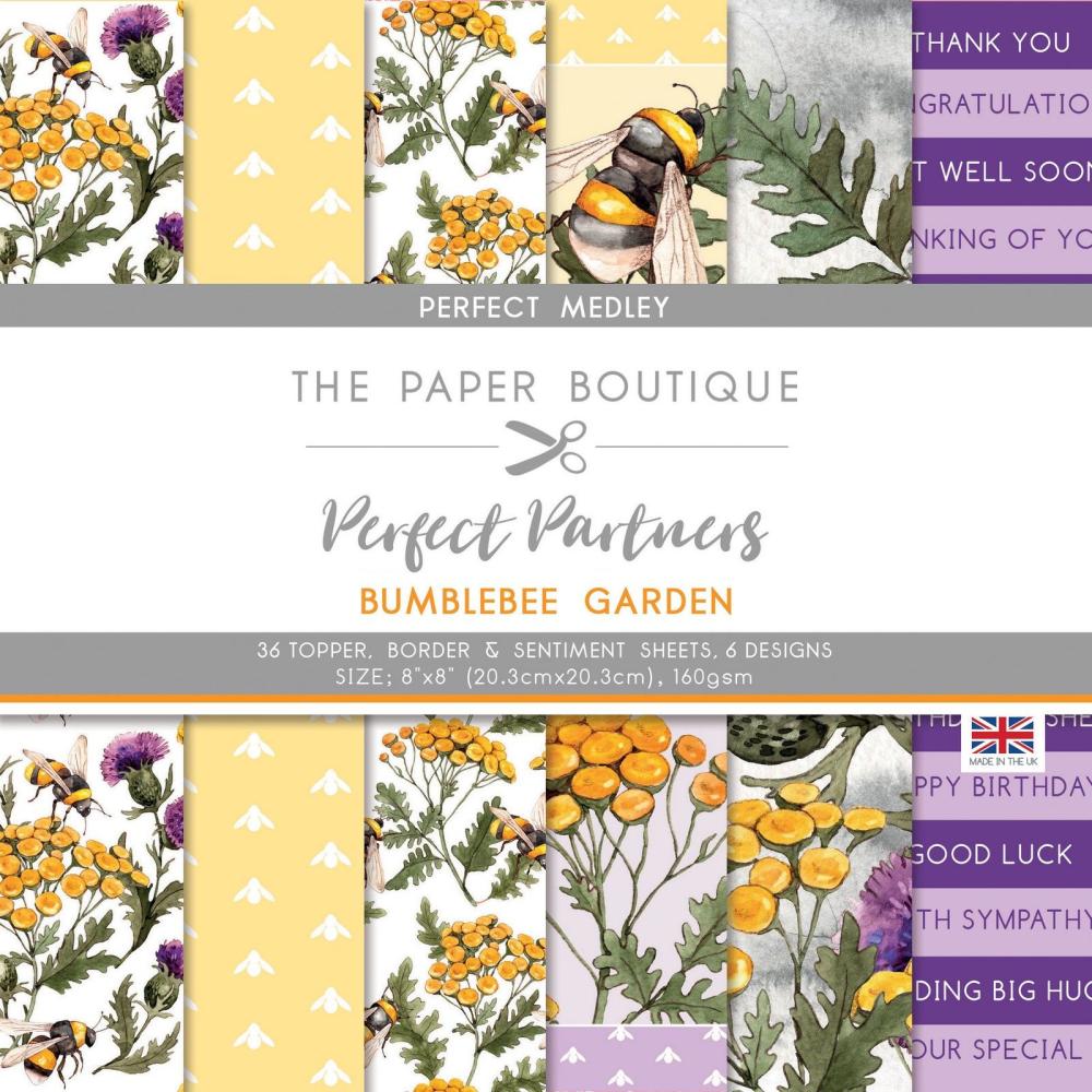 The Paper Boutique Bumblebee Garden 8x8 Perfect Partners