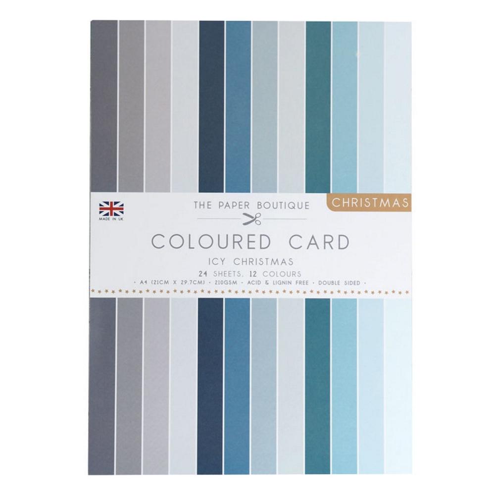 The Paper Boutique Icy Christmas A4 Coloured Card