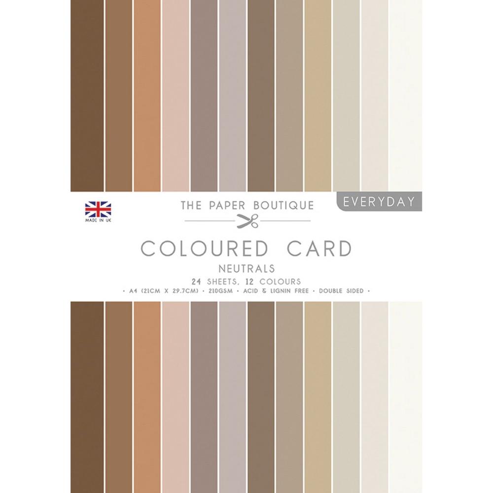 The Paper Boutique Neutrals A4 Coloured Card