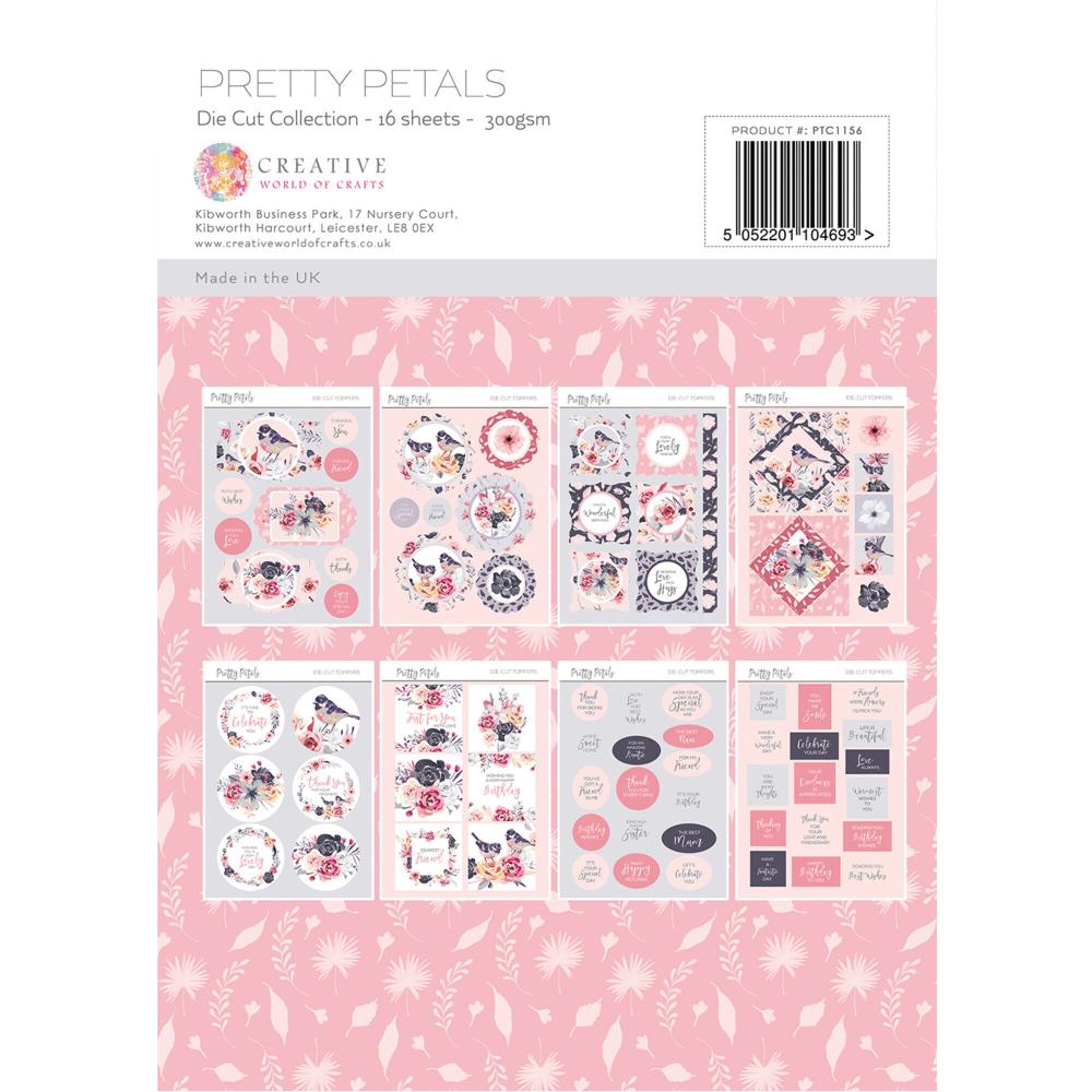 The Paper Tree Pretty Petals A4 Die Cut Collection  #1156