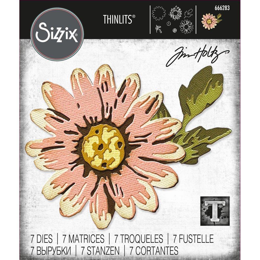 Tim Holtz Thinlit Dies 7 Pk Blossom #666283