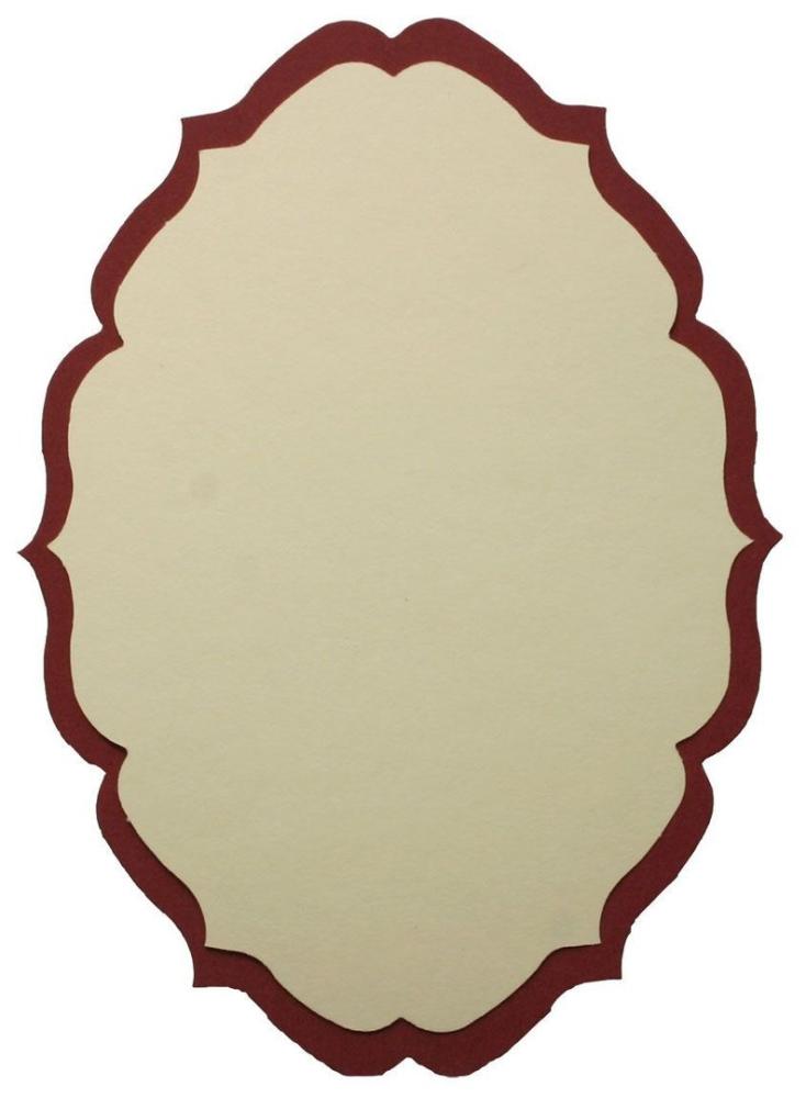 Top Hobby Stanzteile Karte Akkolade Bordeaux Cream