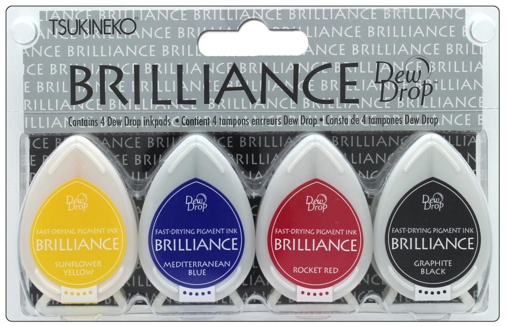 Tsukineko Brilliance Dew Drop Pigment Ink Basics