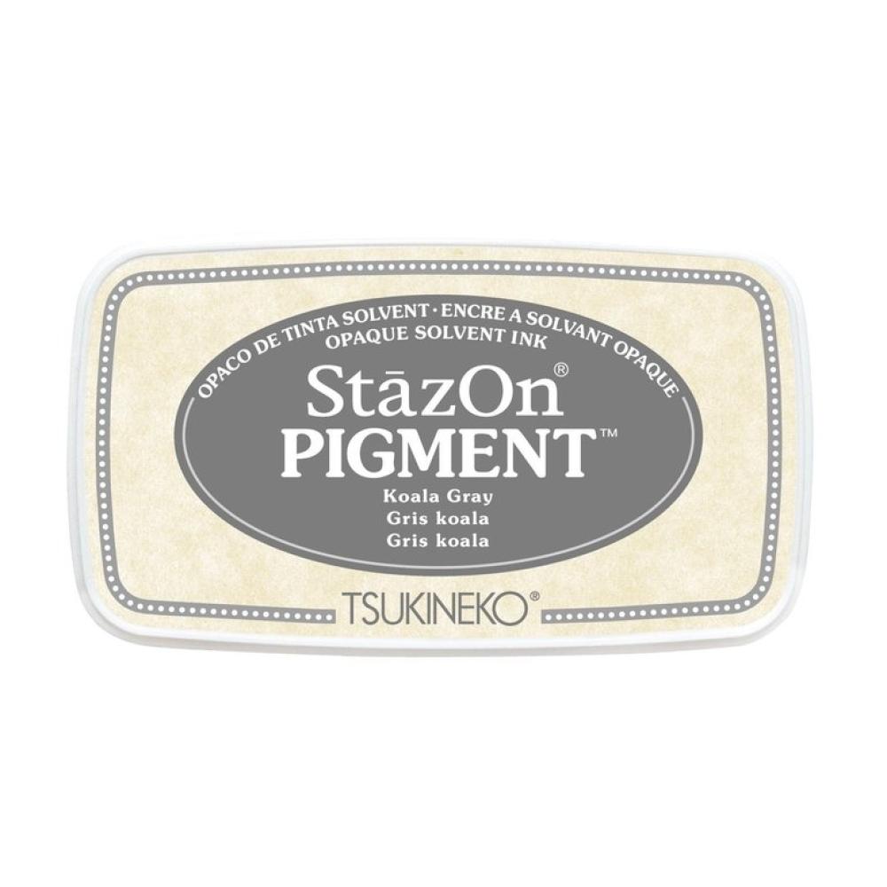 Tsukineko StazOn Pigment Ink Pad Koala Gray #032