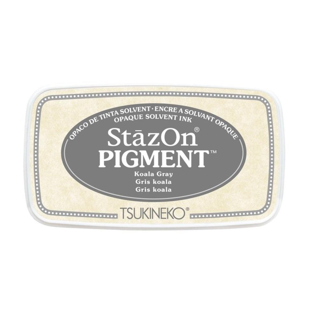 Tsukineko StazOn Pigment Ink Pad Koala Gray #032