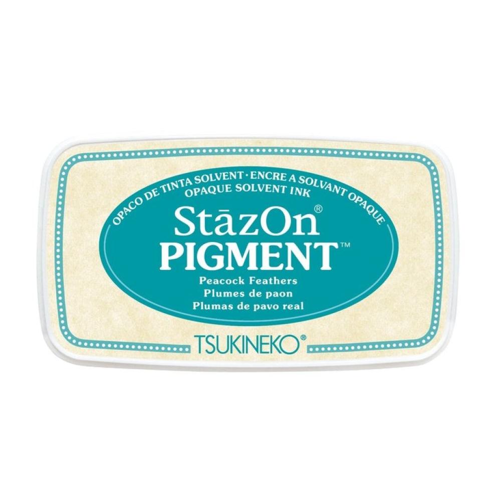 Tsukineko StazOn Pigment Ink Pad Peacock Feathers #062
