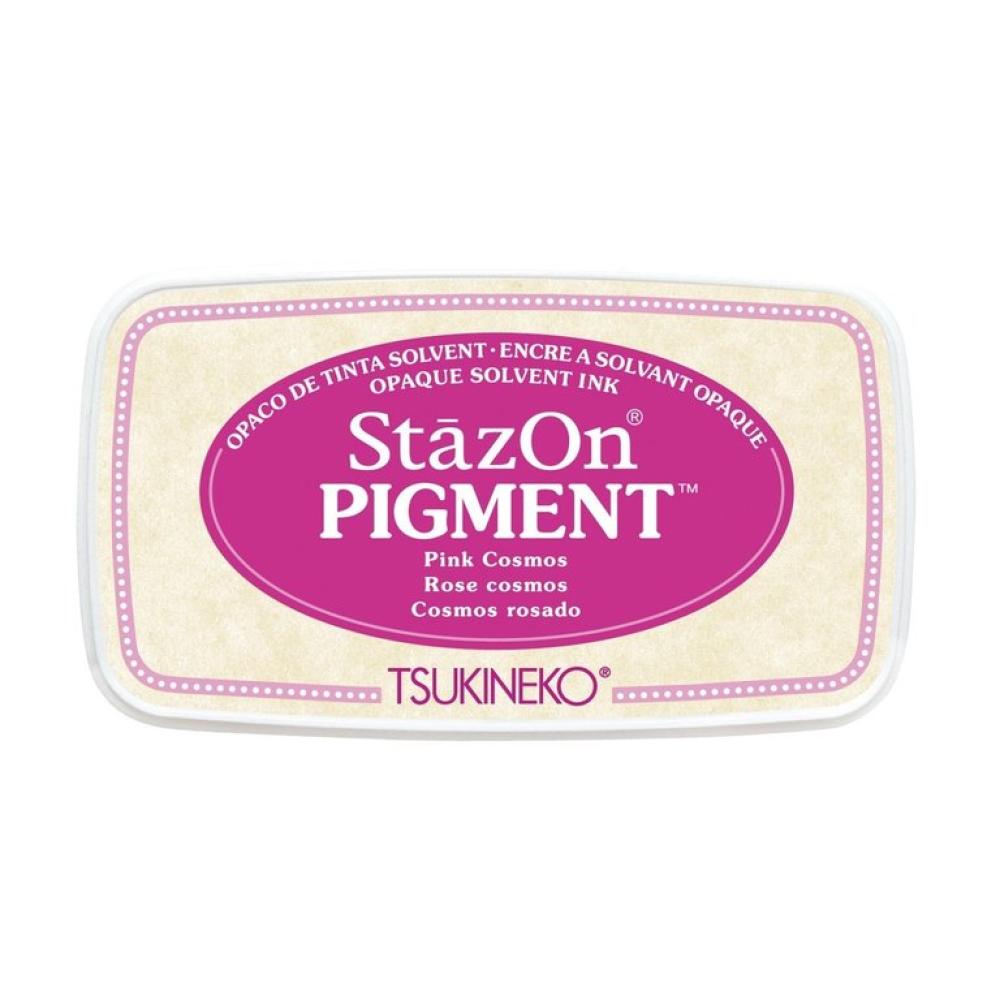 Tsukineko StazOn Pigment Ink Pad Pink Cosmos #081
