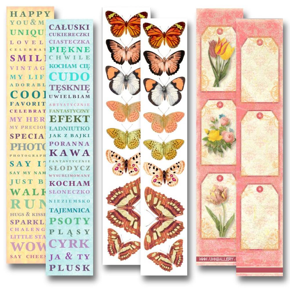 UHK Gallery Paper Stripe Avonlea Spring 3er Set