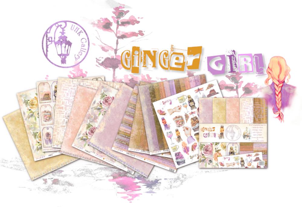 UHK Gallery 12x12 Paper Pad Ginger Girl