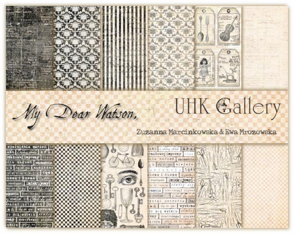 UHK Gallery 12x12 Paper Pad My Dear Watson