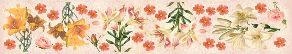 UHK Gallery Paper Stripe - Tropical Fruits Flowers 5er Set