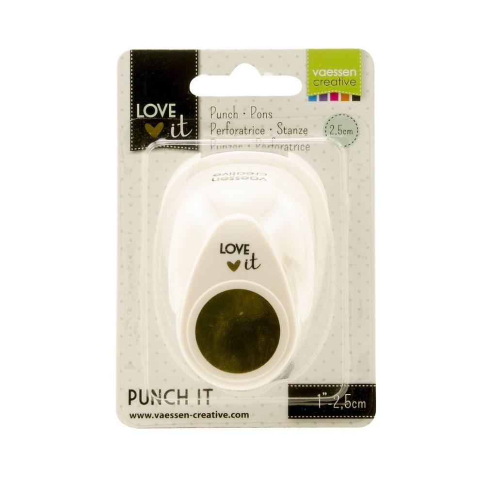 Vaessen Creative Love It Punch Round 25mm #21498-003