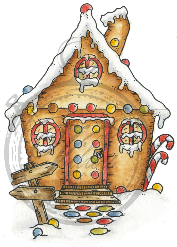 Vilda Stamp Large Gingerbreadhouse