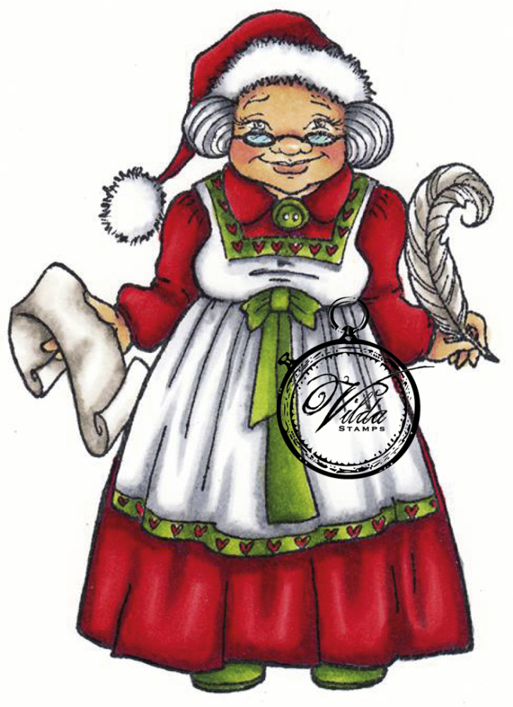 Vilda Stamp Santas Wife