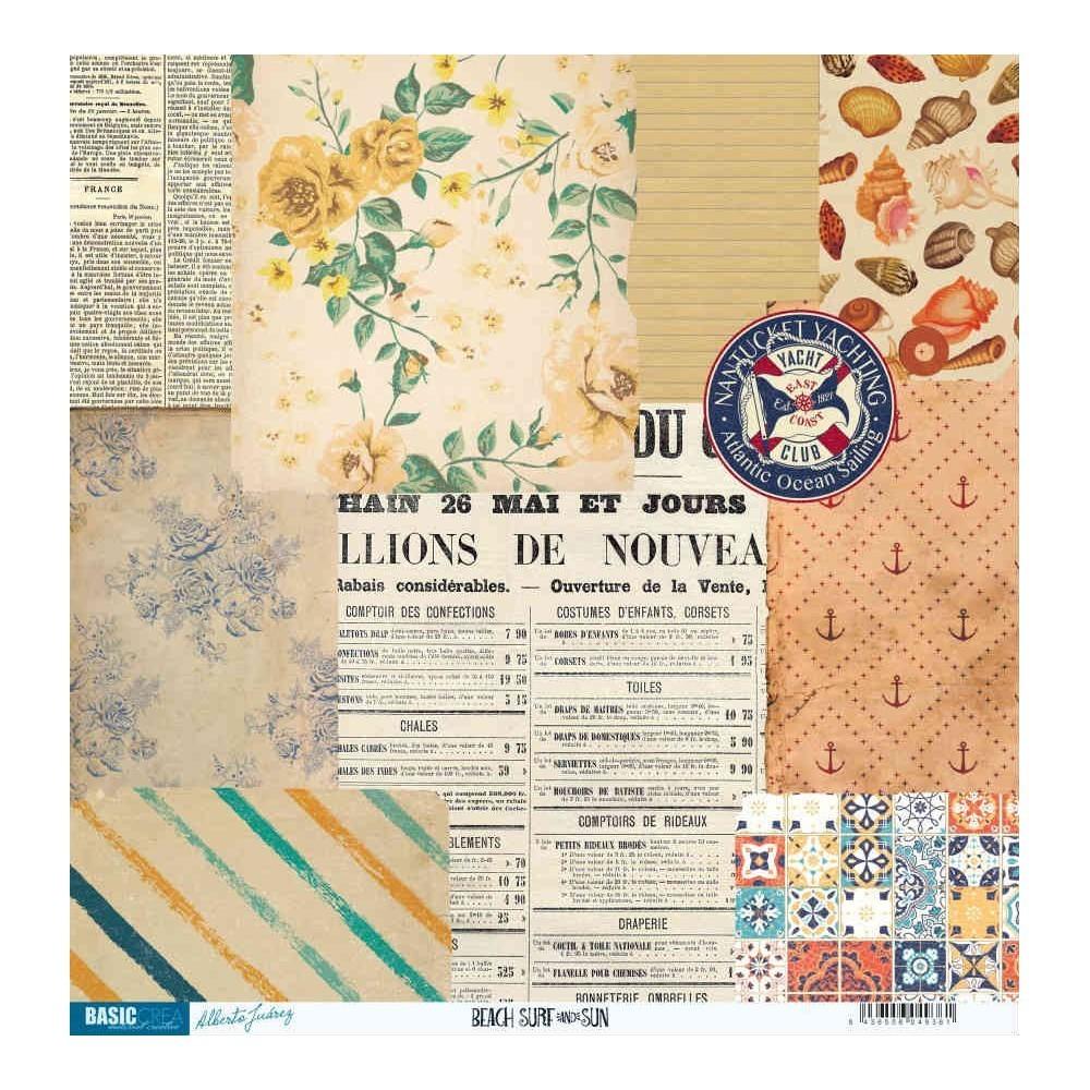 Vintage Odyssey 12x12 Paper Set Sailor