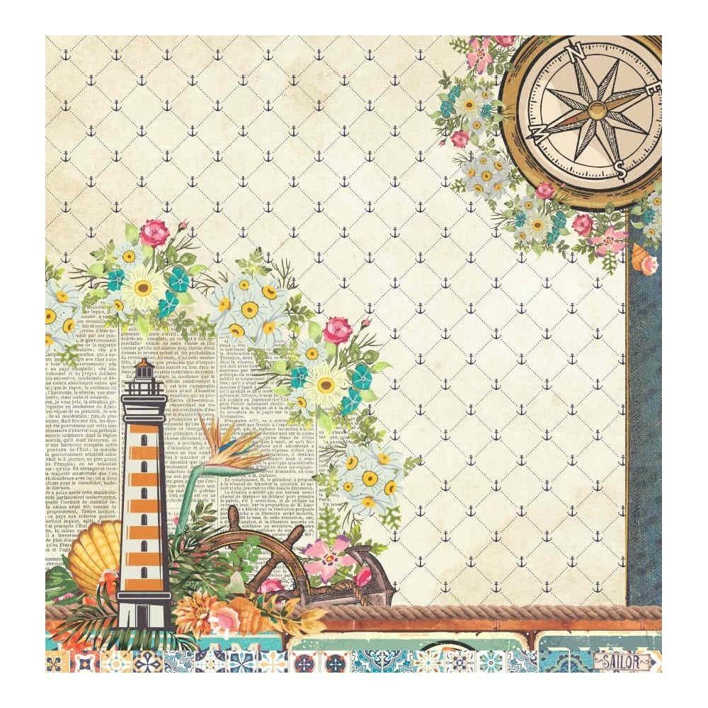 Vintage Odyssey 12x12 Paper Set Sailor