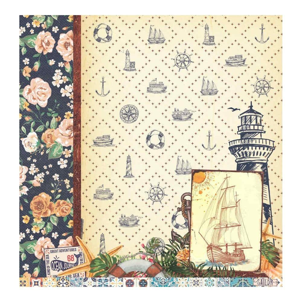 Vintage Odyssey 12x12 Paper Set Sailor