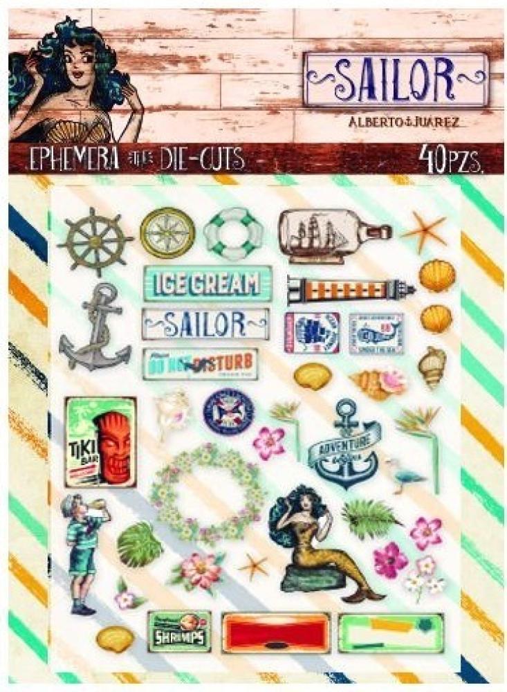 Vintage Odyssey Die Cuts Sailor BAJ11