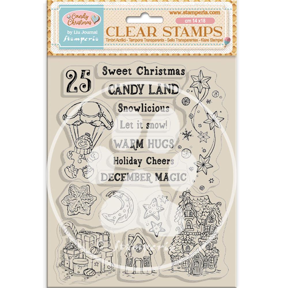 WTK223 Stamperia Candy Christmas Clear Stamps
