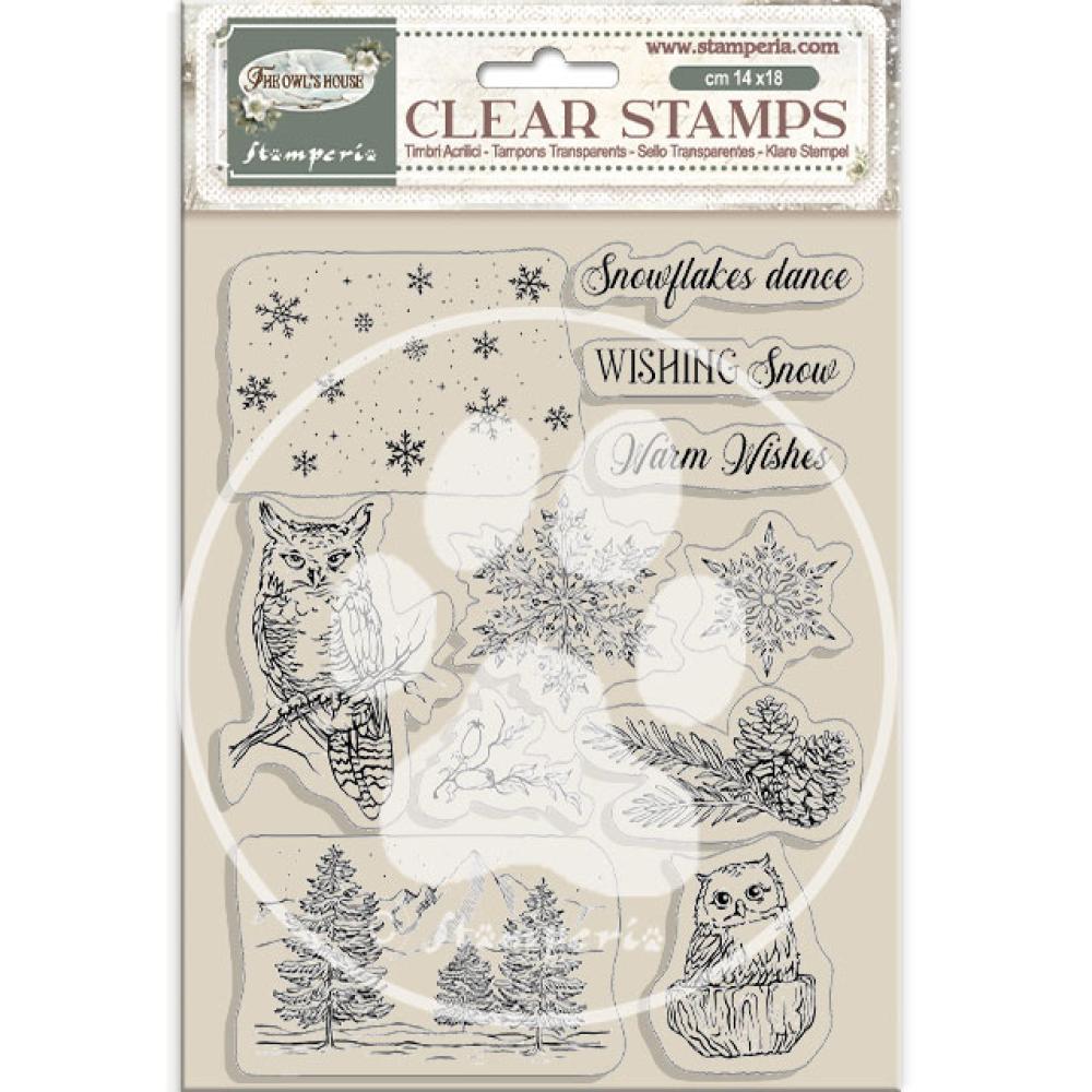 WTK224 Stamperia The Owl's House Clear Stamps