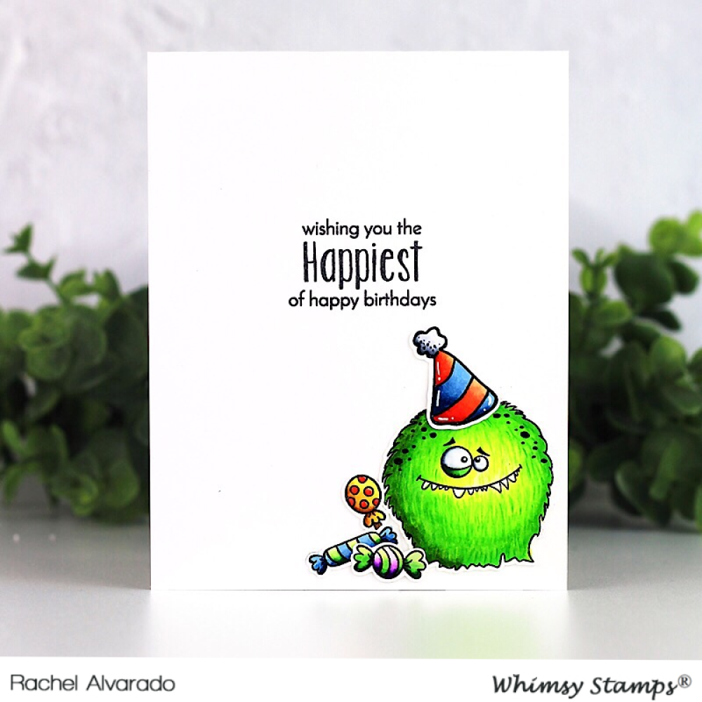 Whimsy Clear Stamps Set Kooky Monsters