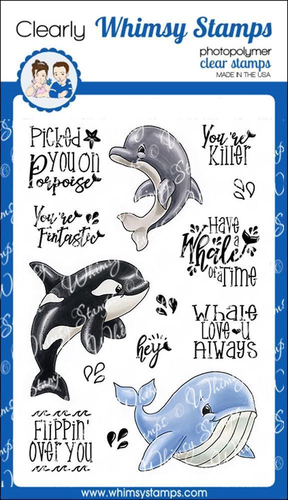 Whimsy Clear Stamps Set Whale of a Time