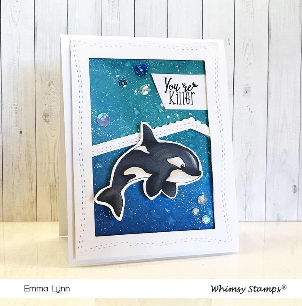 Whimsy Clear Stamps Set Whale of a Time