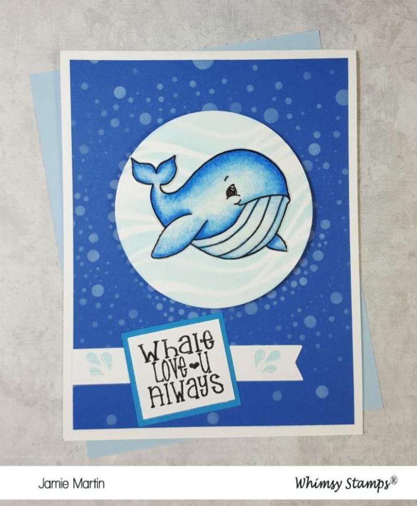 Whimsy Clear Stamps Set Whale of a Time