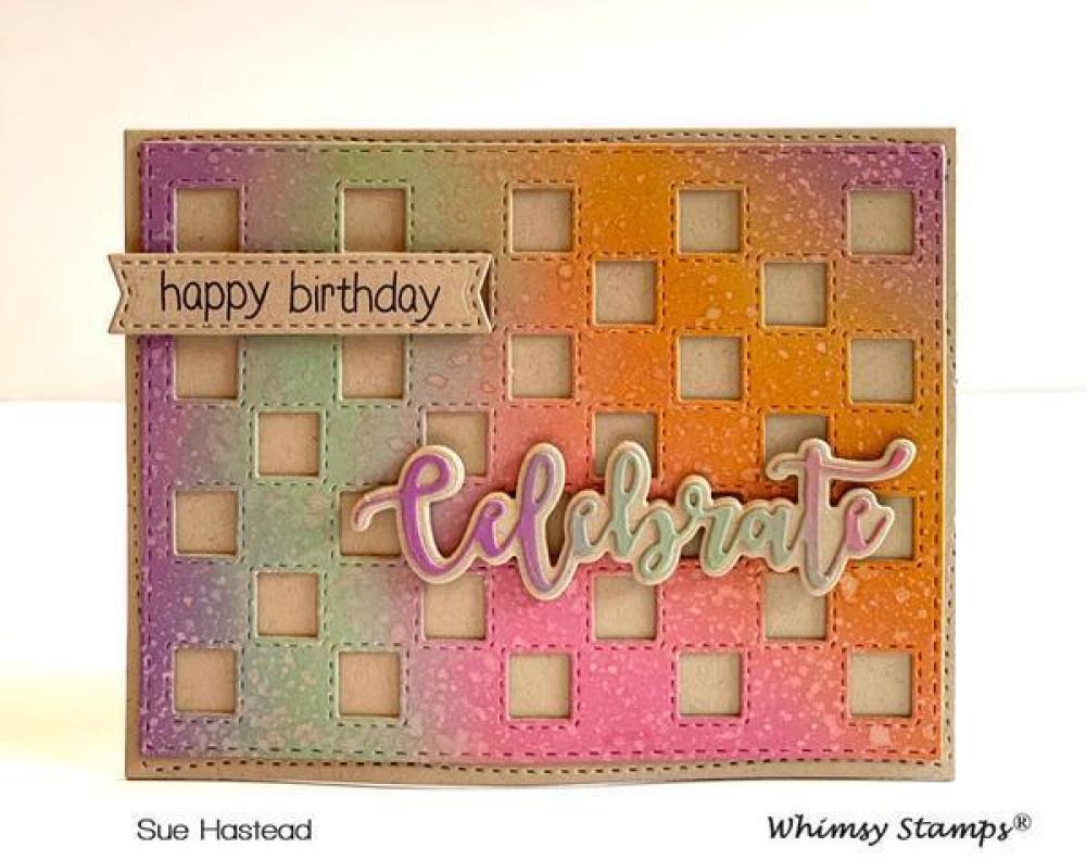 Whimsy Die Checkerboard