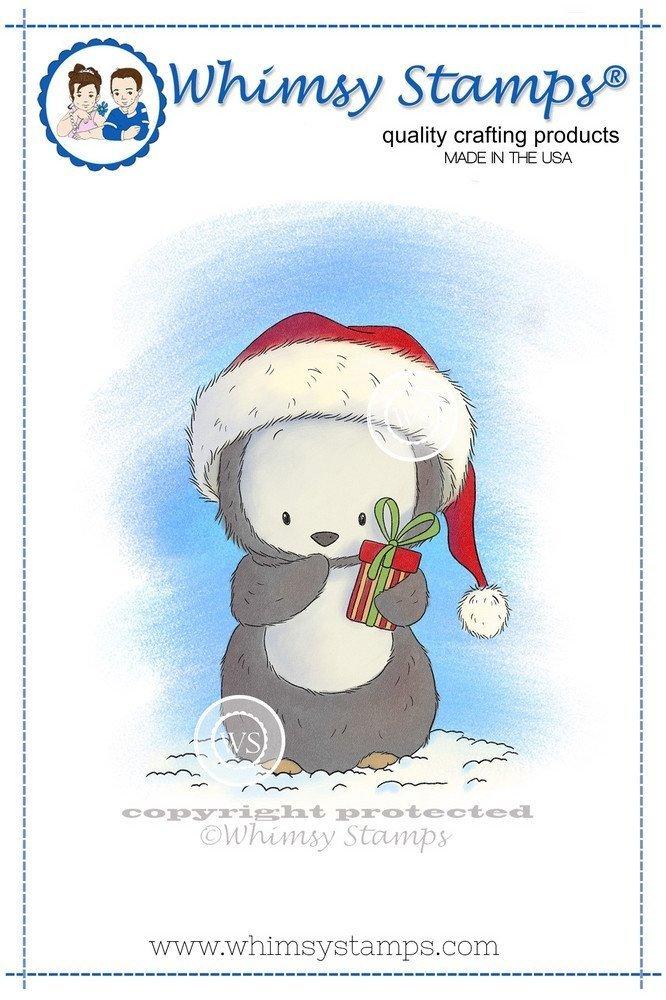 Whimsy Stamps Christmas Penguin