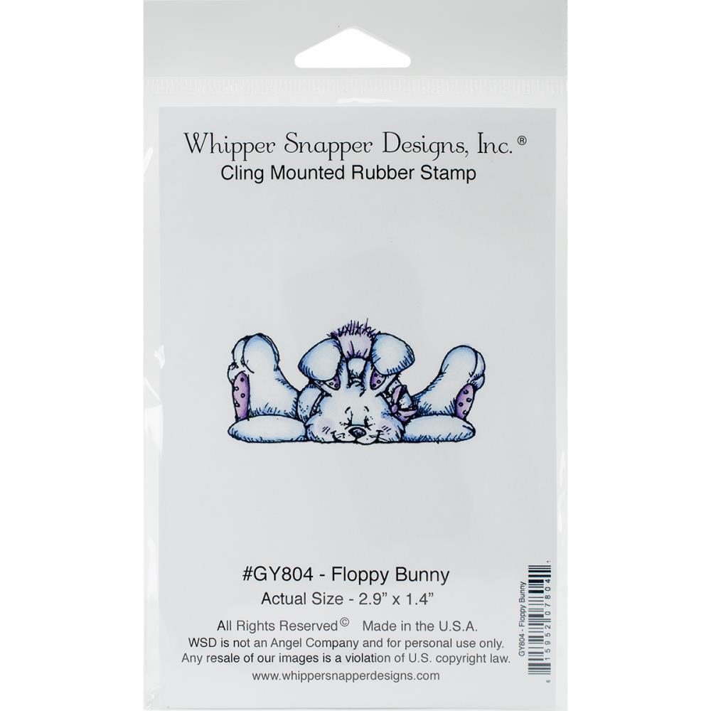Whipper Snapper Designs Cling Stamp Floppy Bunny #GY804