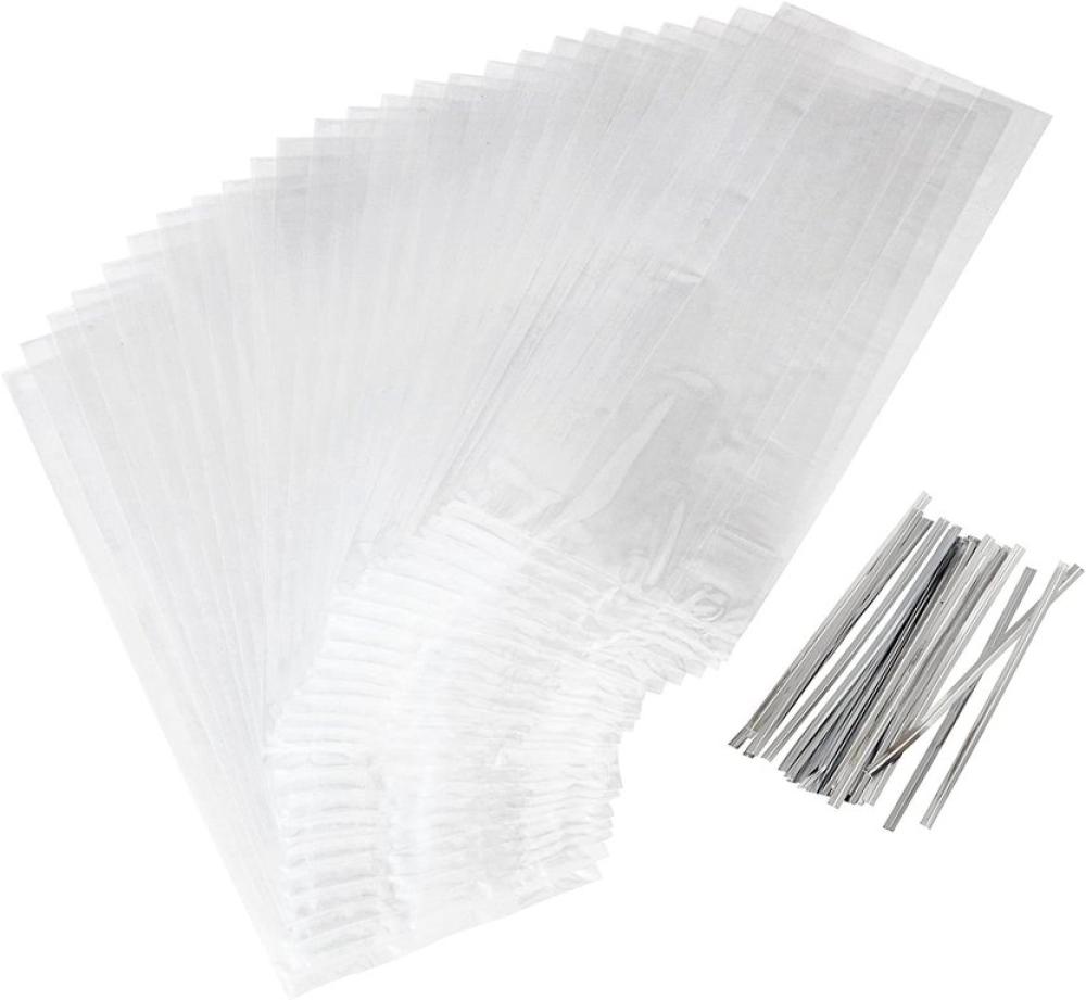 Wilton Party Bags 4 x 9.5 x 10 Inch 50Stk