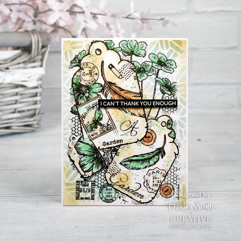Woodware Clear Magic Stamp Two Tags FRS983