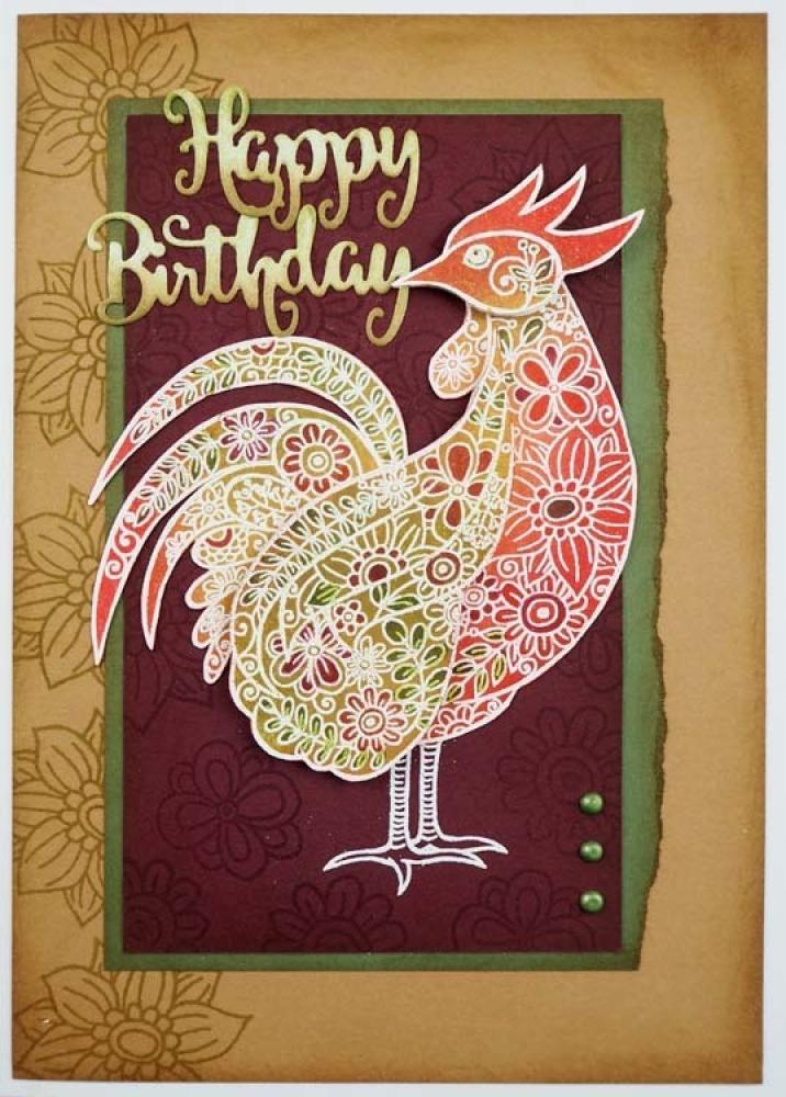 Woodware Clear Magic Decorative Cockerel JGS620